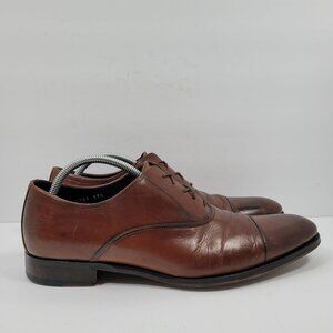 To The Boot New York Adam Derrick Men's Brown Leather Oxford Shoes US Size 11.5